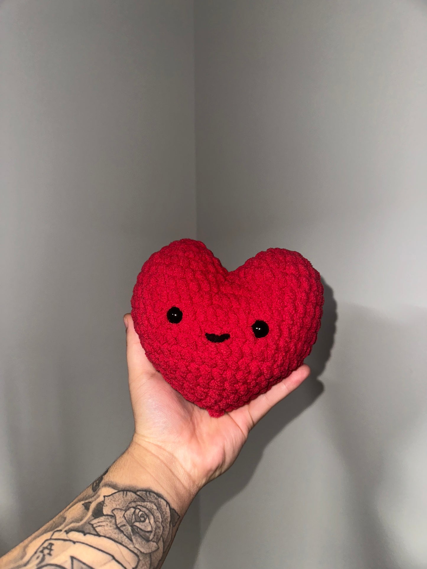 Happy Crocheted Heart (BIG)