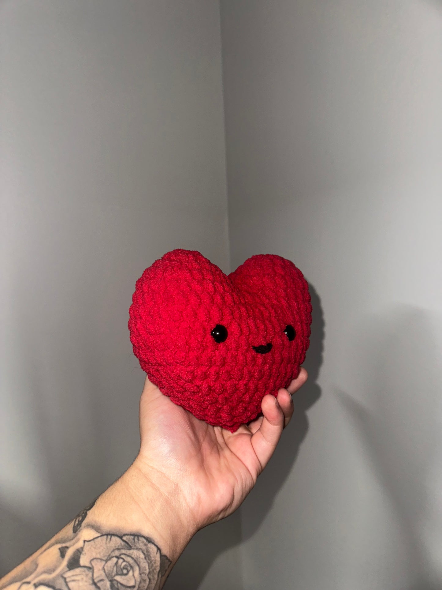 Happy Crocheted Heart (BIG)