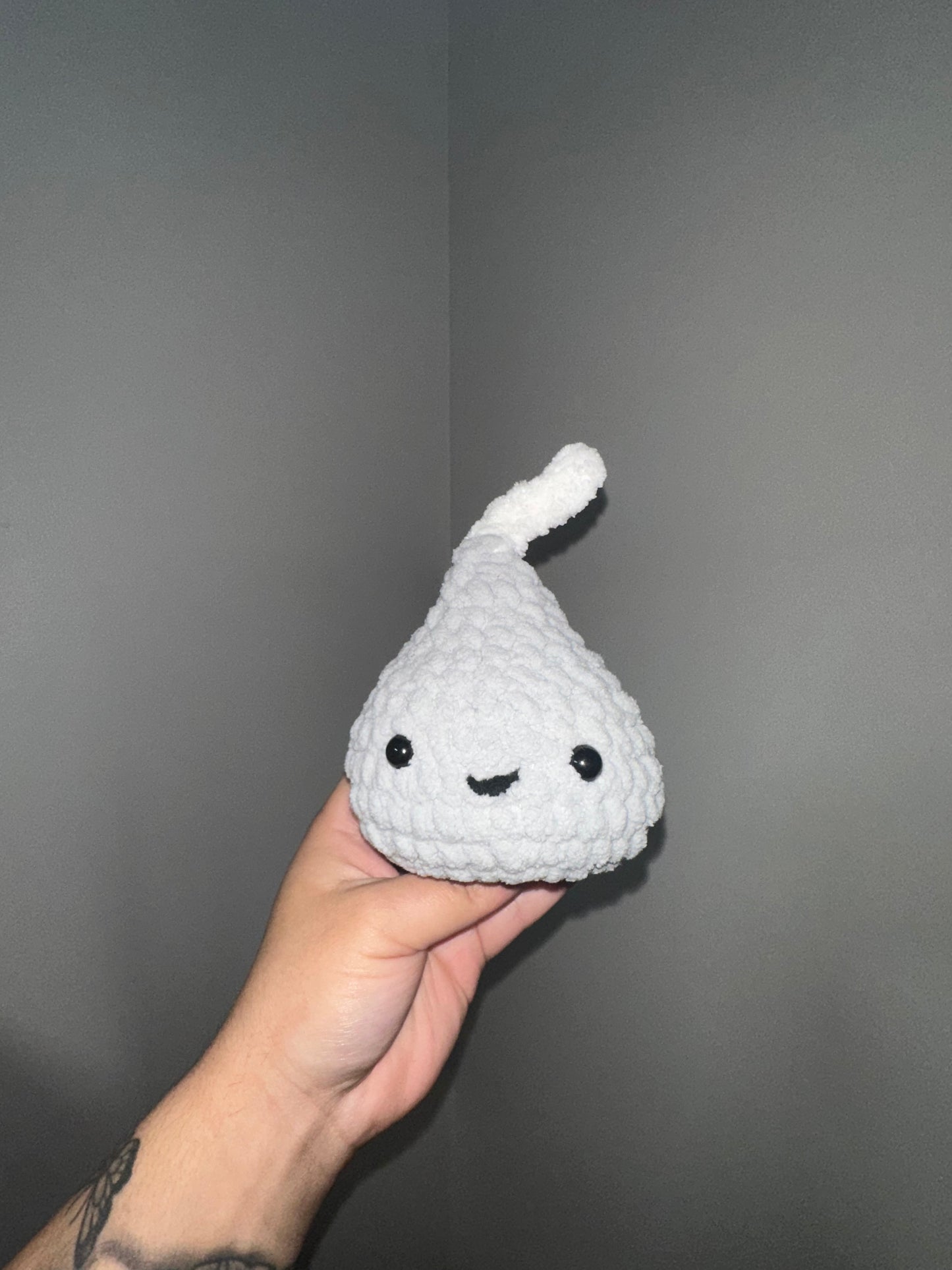 Happy Crocheted Chocolate Kiss
