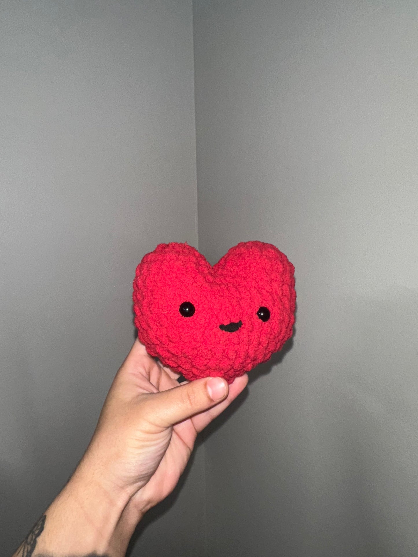 Happy Crocheted Heart (small)