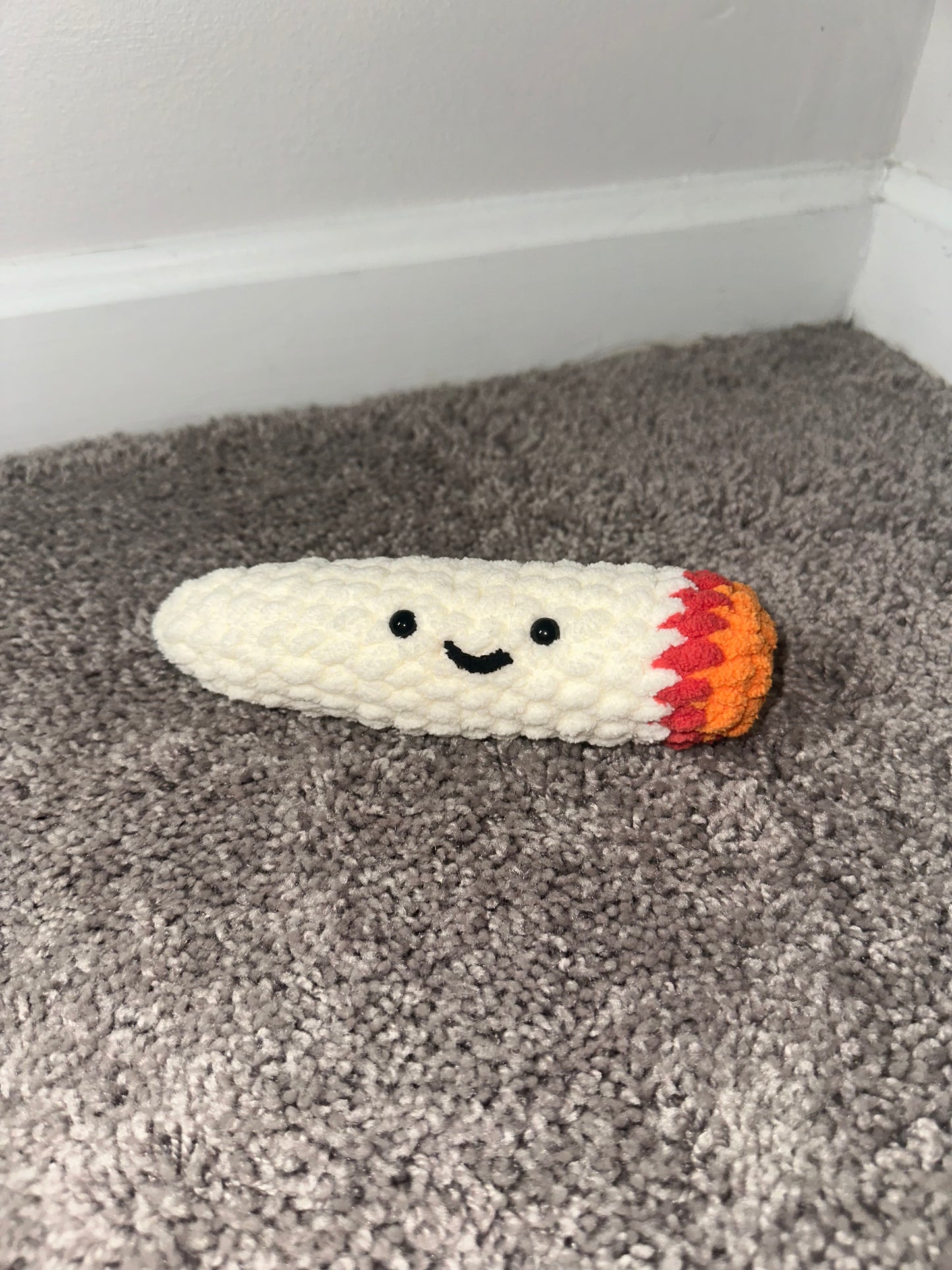 Crocheted Happy Jay
