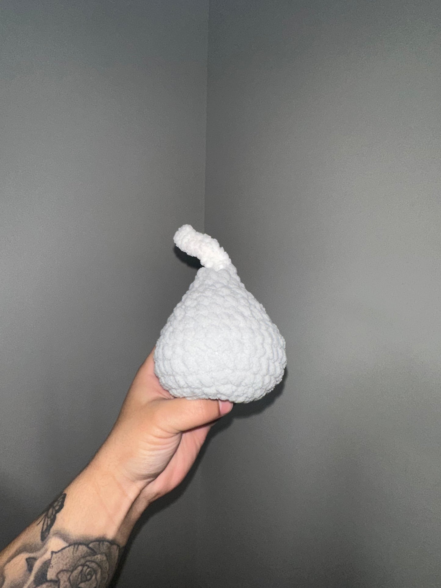 Happy Crocheted Chocolate Kiss
