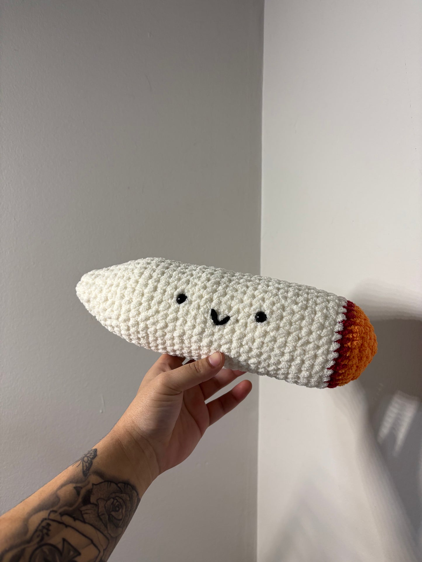 JUMBO Happy Crocheted Jay