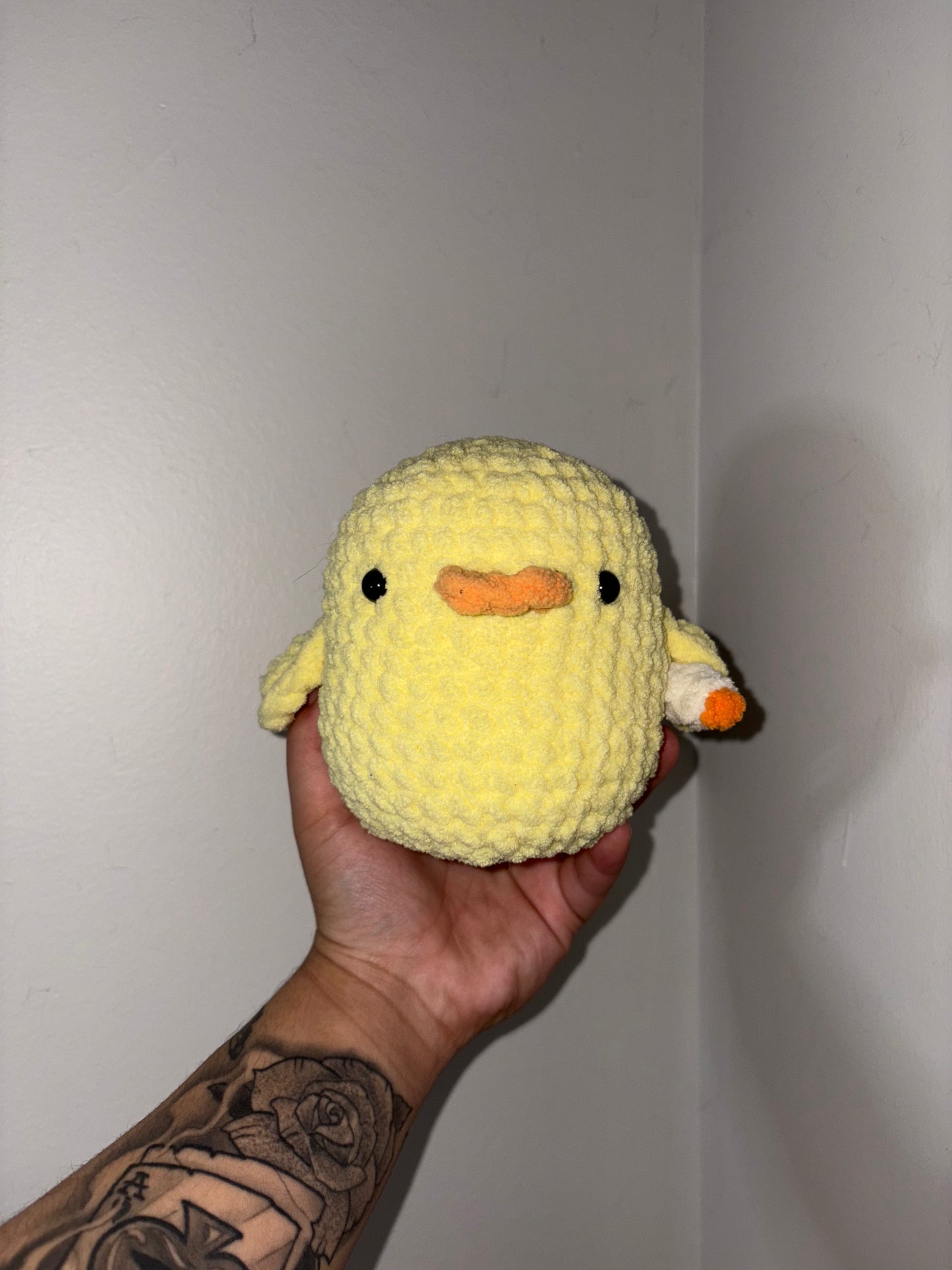 Crocheted Chick with Joint