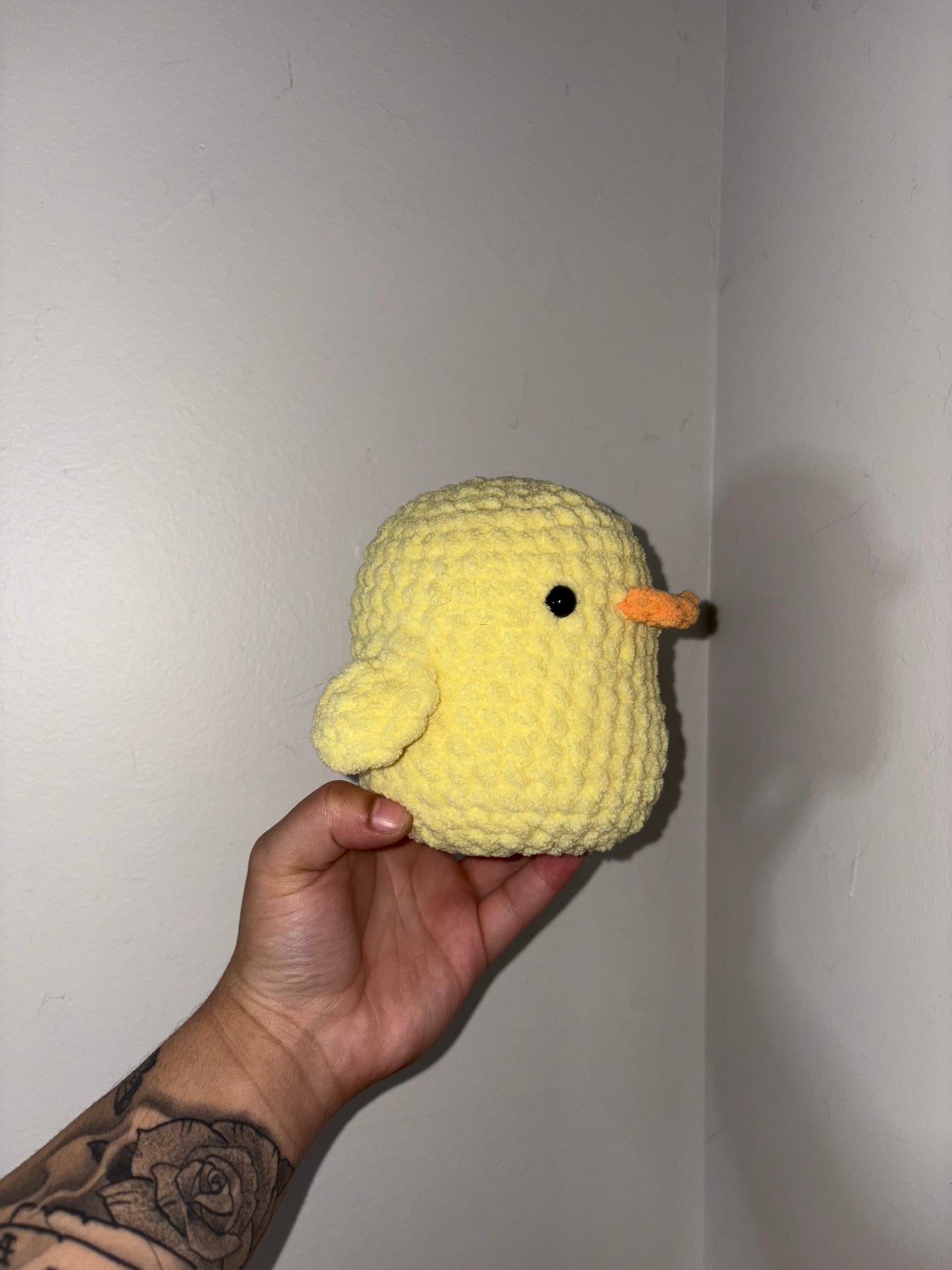 Crocheted Chick with Joint