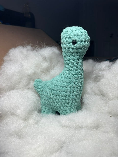 7 " Crocheted Dinosaur