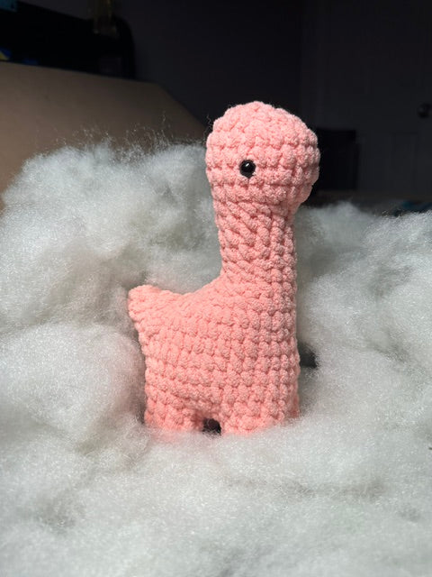 7 " Crocheted Dinosaur