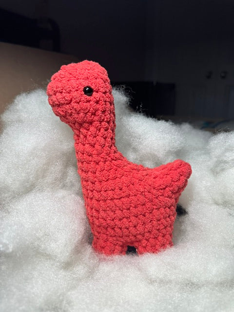 7 " Crocheted Dinosaur