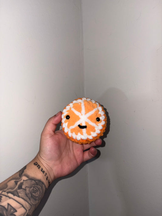 Happy Crocheted Orange