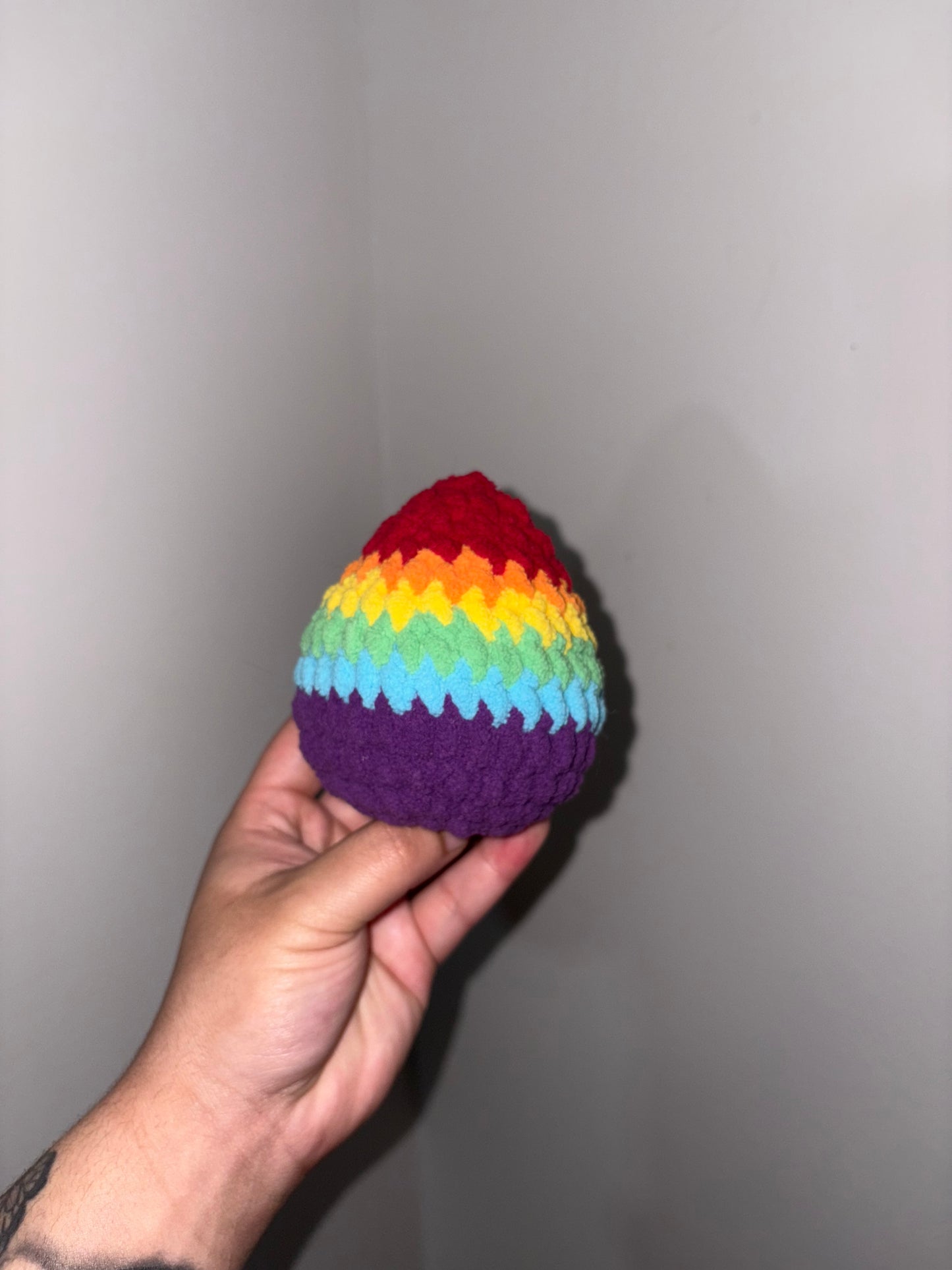 Happy Crocheted Pride Nug